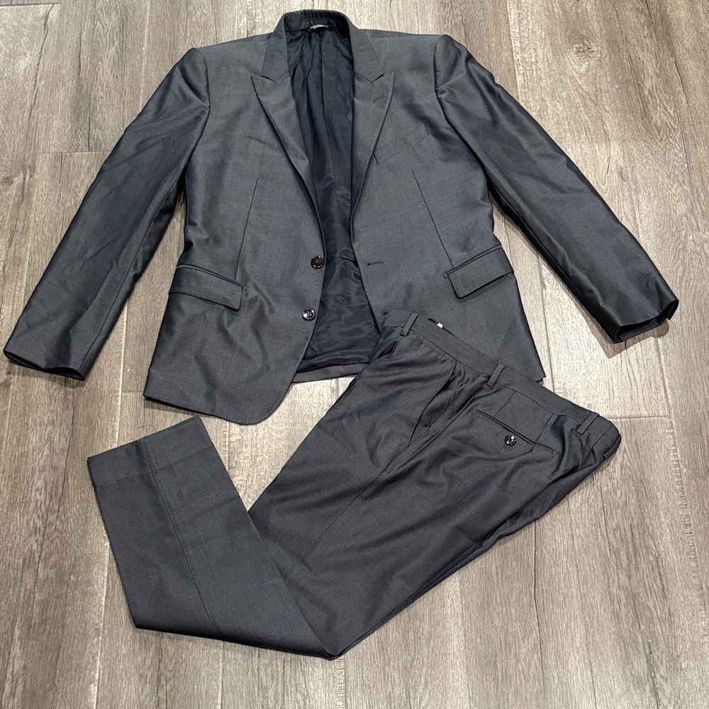 Dolce & Gabbana Charcoal Suit